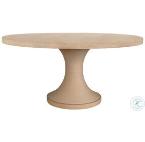 Malibu Cerused Oak Natural Rope Wrapped Dining Table