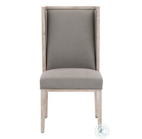 Traditions Natural Gray Martin Wing Back Chair Set Of 2