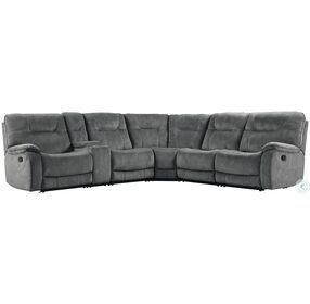 Cooper Shadow Grey Reclining Sectional