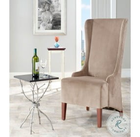 Becall Mink 20" Cotton Dining Chair