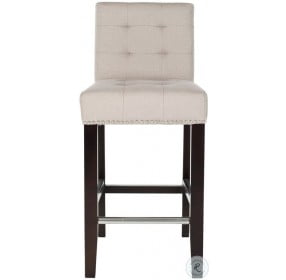 Thompson Taupe Linen 23" Counter Height Stool