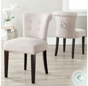 Sinclair Taupe 21" Ring Chair Set Of 2
