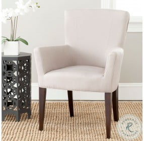 Dale Taupe Arm Chair