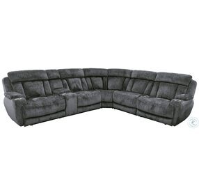 Dalton Lucky Charcoal Power Reclining Sectional