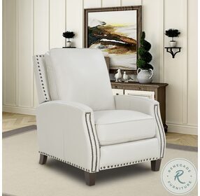 Melrose Cason Putty Leather Recliner