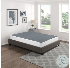 Perrin Gray And White Queen Mattress Foundation