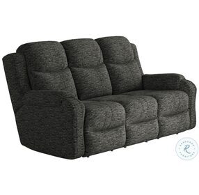 Marvel Charcoal Reclining Living Room Set with Power Headrest