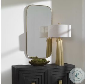Taft Antique Brass Mirror