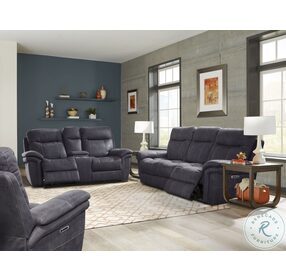 Mason Charcoal Power Recliner with Power Headrest
