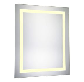 MRE-6013 Nova 24" Rectangular Glossy White Mirror