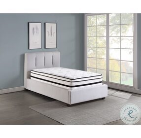 Bedding White 12" Twin Hybrid Mattress