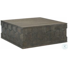 Linea Cerused Charcoal Square Occasional Table Set