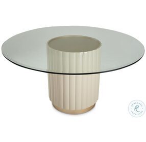Malibu Crest Chardonnay And Pearl Dining Table