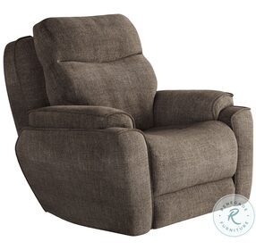 Show Stopper Brindle Zero Gravity Wall Hugger Power Recliner with Power Headrest and SoCozi Massage