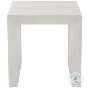 Summerton Sandblasted White Side Table