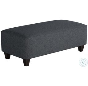 Truth or Dare Navy Blue Rectangular Cocktail Ottoman