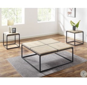 Oaklee Honey And Dark Grey End Table