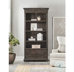Traditions Rich Brown Bookcase