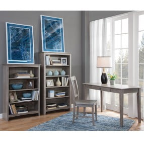 Home Accents Taupe Gray 48" Shaker Bookcase