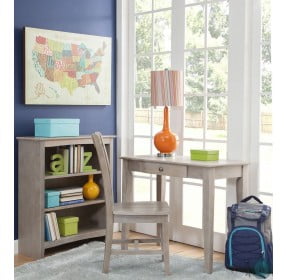 Home Accents Taupe Gray Student Desk