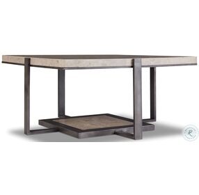 Gray Tubular Steel Square Occasional Table Set