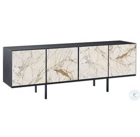 Ombre Gold White Sideboard