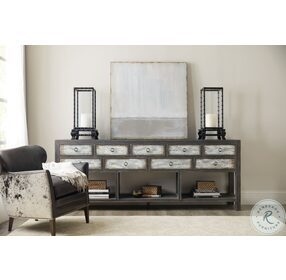 Beaumont Dark Wood 90" Console Table