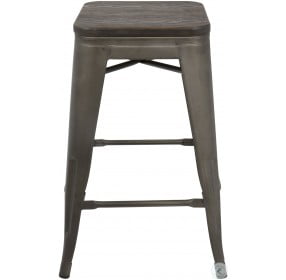 Oregon Espresso Counter Stool Set of 2