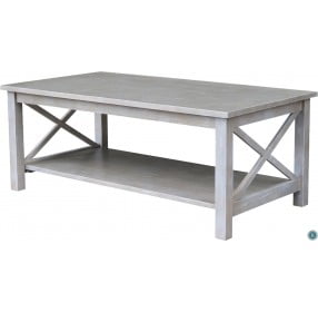 Hampton Taupe Gray Rectangular Occasional Table Set