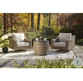 Malayah Brown Outdoor Fire Pit
