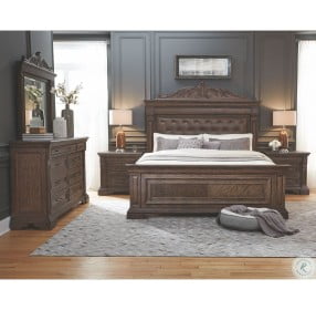 Bedford Heights Estate Brown Cal. King Panel Bed