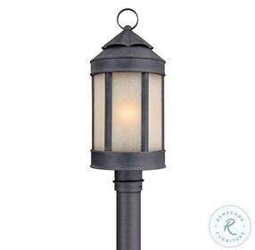 Andersons Forge Antique Iron 1 Light Large Post Lantern