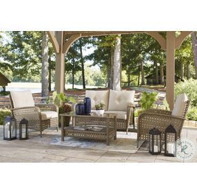 Braylee Driftwood Outdoor Lounge Chair Set of 2