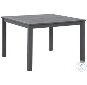 Eden Town Grey Outdoor Square Dining Room Set
