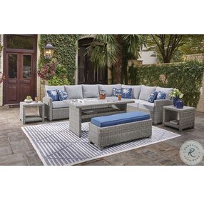 Naples Beach Light Grey Outdoor Square End Table