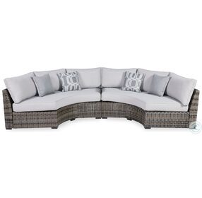 Harbor Court Gray 2 Piece Outdoor Sectional