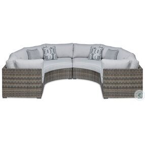Harbor Court Gray 4 Piece Outdoor Sectional