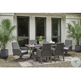 Elite Park Grey Outdoor Rectangular Dining Table