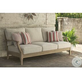 Clare View Beige Outdoor Living Room Set with Cushion