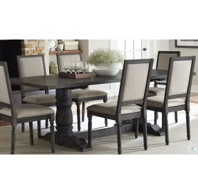 Muses Dove Grey Muses Rectangular Dining Room Set