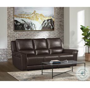 Wylde Pantera Dark Brown Power Reclining Living Room Set