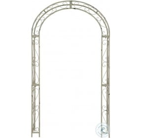 Pagan Antique White Outdoor Arch