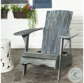 Mopani Ash Gray Outdoor Chair