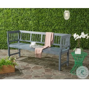 Brentwood Ash Gray Outdoor Bench