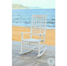 Shasta White Wash Outdoor Rocking Chair