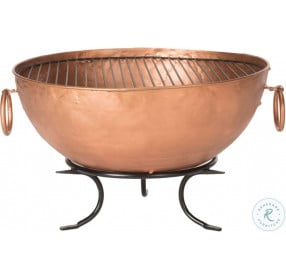Bangkok Copper And Black Outdoor Fire Pit