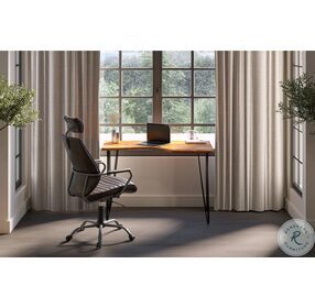 Executive Brown Adjustable Office Chair