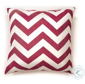 Zoe Red And Ivory Small Pillow Set of 2