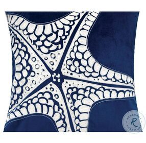 Jude White And Blue Pillow Set Of 2