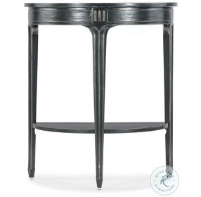 Charleston Green Demilune Accent Table